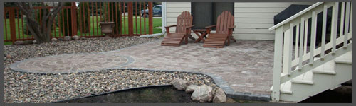 completion of Apple Valley MN paver patio project