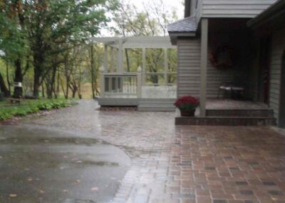 backyard paver patio