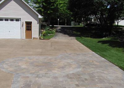 paver driveway project Burnsville MN